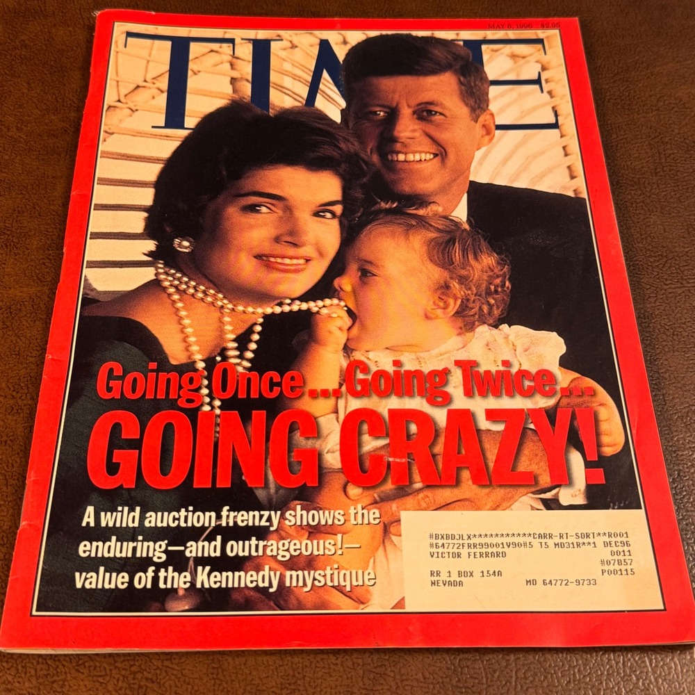 Vintage TIME Magazine Lot 5 Princess Diana JFK Jr Jackie Kennedy Commemorative‎